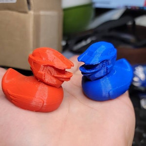 Halo Ducks, 3d printed