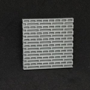 Brick Pattern #2 3D Printed Texture Stamp For Tabletop Wargaming/RPGs, Crafting, Dollhouses, And Sculpting