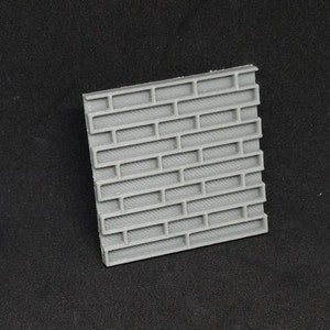 Brick Pattern #5 3D Printed Texture Stamp For Tabletop Wargaming/RPGs, Crafting, Dollhouses, And Sculpting