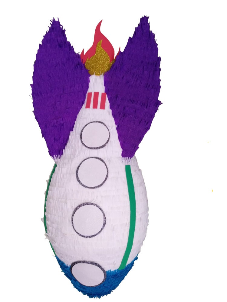 Rocket Ship Pinata in 3D FREE SHIPPING Canada US