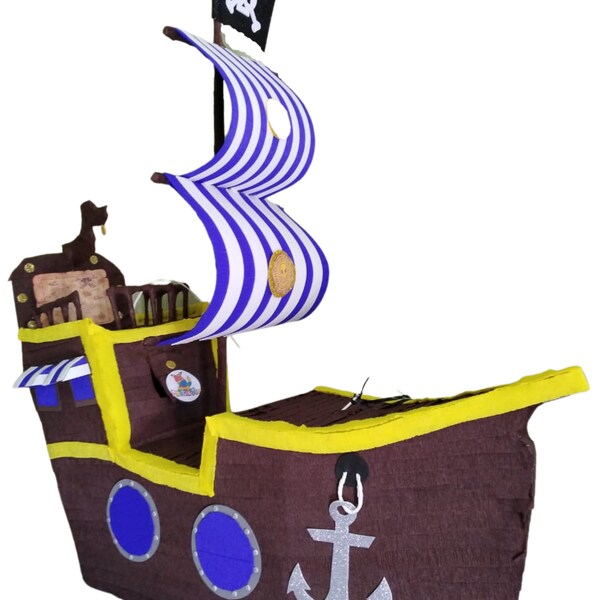 Pirate Ship Pinata - Etsy
