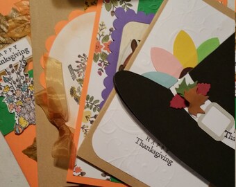 Set of ten Very cute thanksgiving cards!