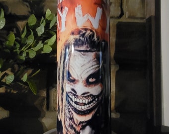 Bray Wyatt "The Fiend" 20 Oz Insulated Tumbler with Metal Straw and Cleaner