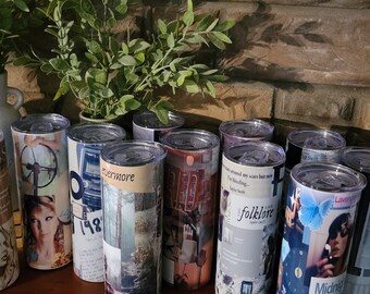 TS Swift Complete Collection - 12 20 Oz Insulated Tumblers with Metal Straws and Cleaners