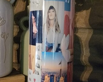 TS Swift Lover 20 Oz Insulated Tumbler with Metal Straw and Cleaner