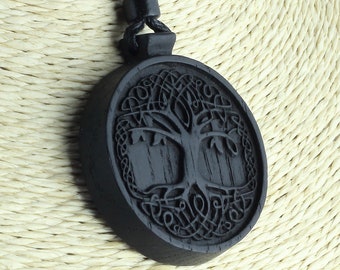 Tree of life necklace Family tree necklace Wood necklace Bog Oak  5000 years bog oak