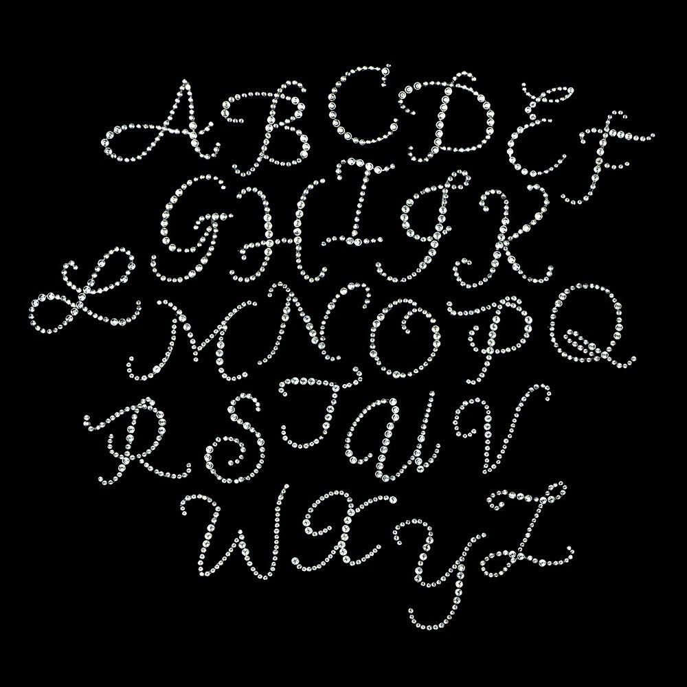 Bastel-Aufkleber 5 Cm – Diamant-besetzte Buchstaben & Zahlen, Für Papier, Glas, Stoff & Mehr