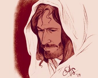 5x7" Christ portrait • **DIGITAL DOWNLOAD**