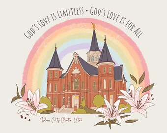 God's Love Is For All (8"x10" unframed print)