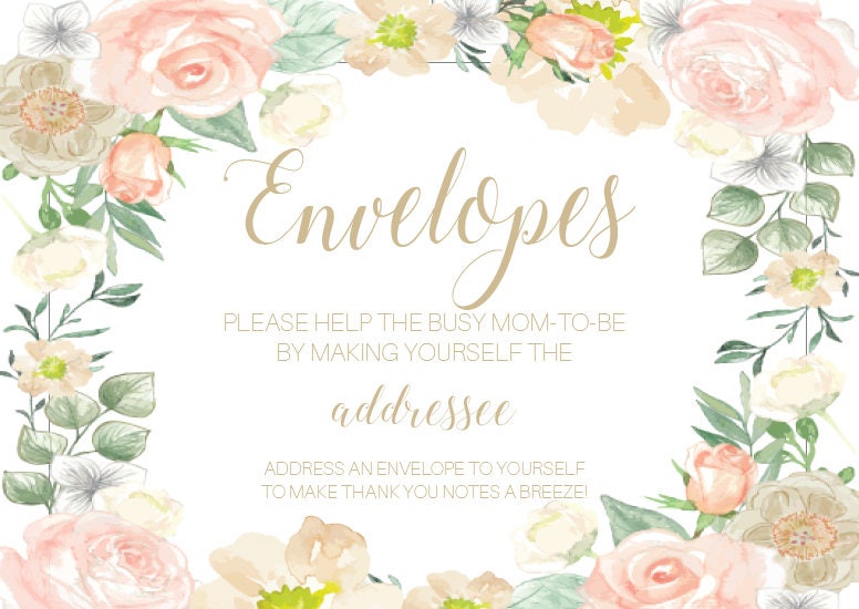 Printable Baby Shower Station Signs - Etsy