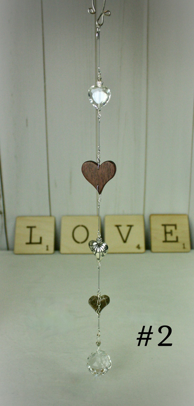 HEART Sun Catchers, Just Love Sun Catchers (#2) - 16 inches