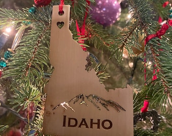 Idaho Mountain Ornament