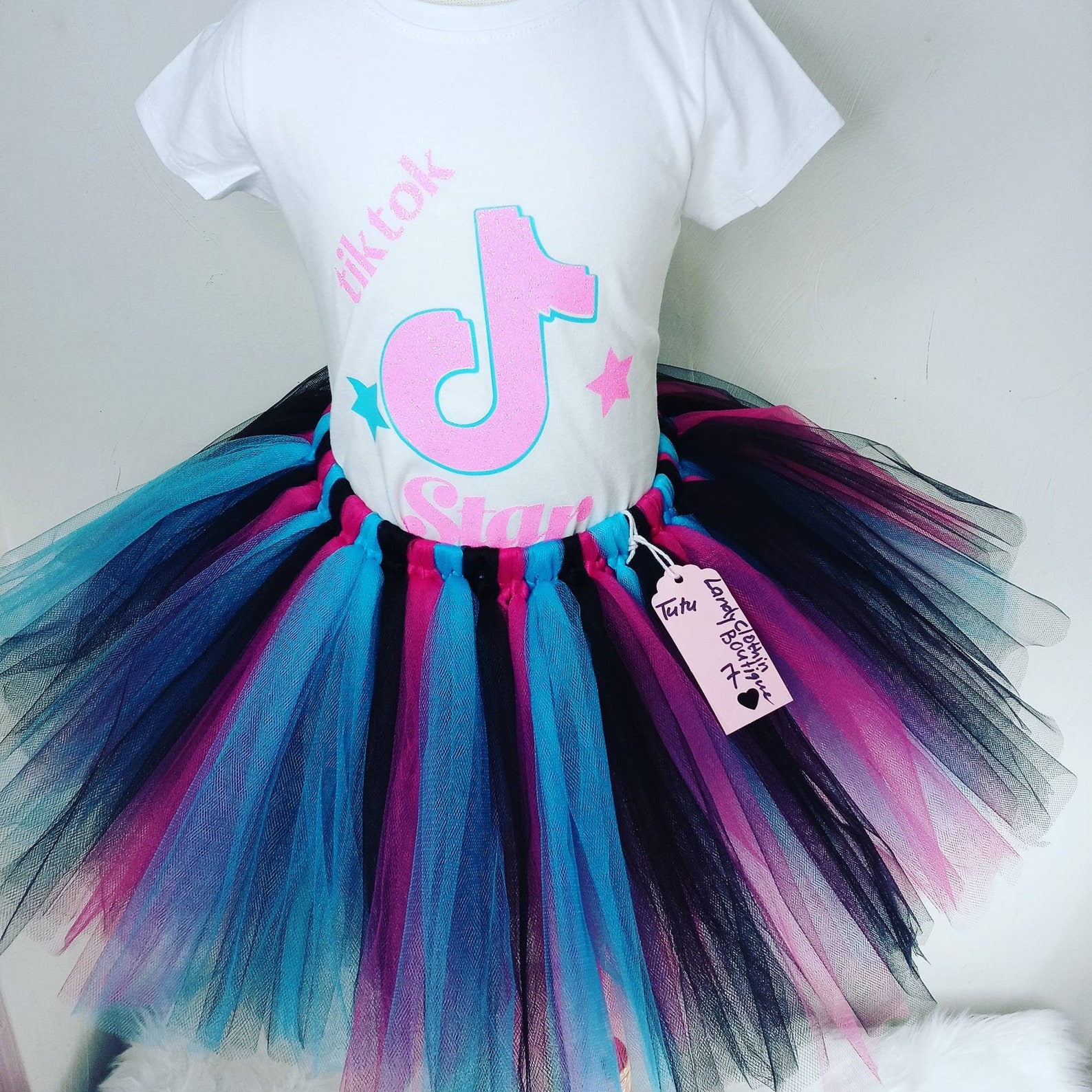 TikTok Inspired Birthday Tutu Girls TikTok Birthday Outfit Etsy