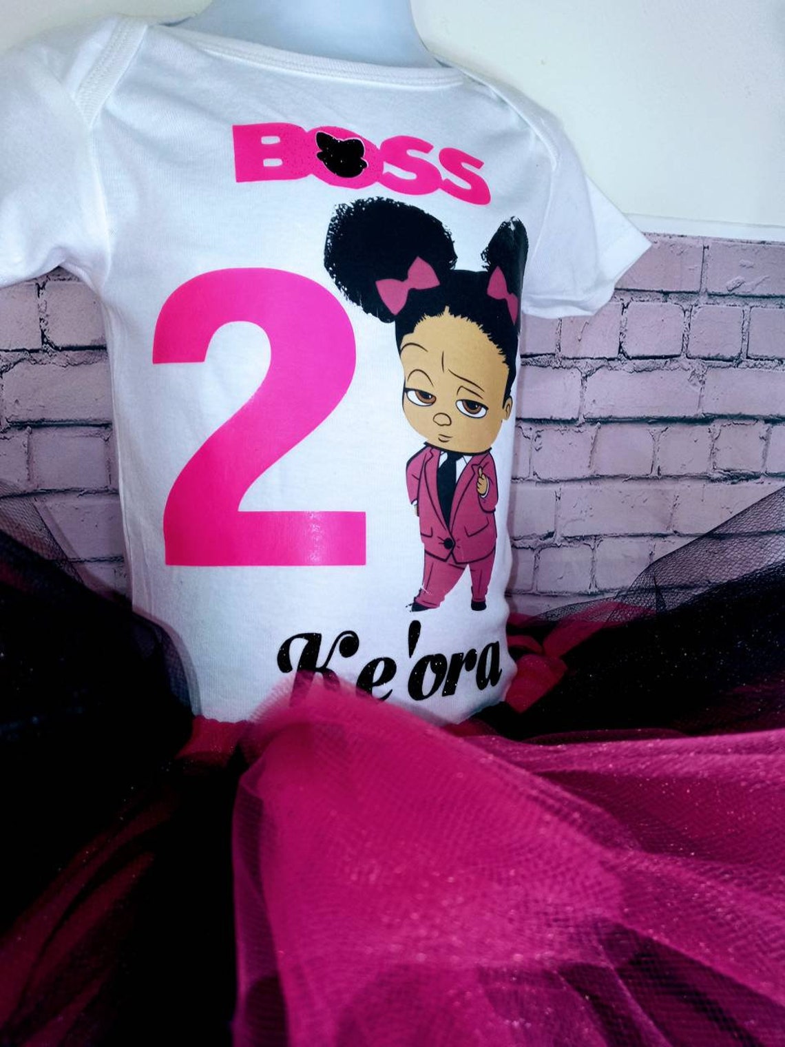 Boss Baby Outfit for Baby Girl Boss Baby Girl Custom Etsy