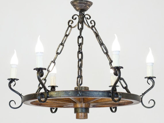 Oraal Justitie Narabar Lamp houten wiel kroonluchter cirkel ketting restaurant boeg - Etsy België