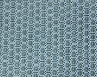 6"x8" Leather Sheet DENIM BLUE Beehive Large Honeycomb Embossed Genuine Leather sheet, Cowhide sheet for DIY Earrings Shoe Making, supplier