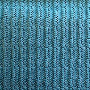 6&quot;x8&quot; Leather DARK TEAL Braided Genuine Leather sheet, Leather Fabric, Wholesale leather, Leather for Earrings, Purses, shoes, accessories