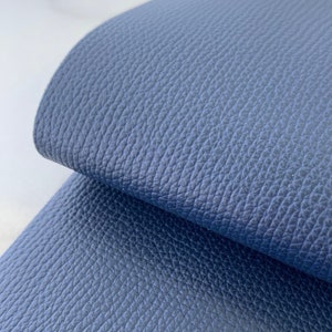 Summer 2023 Navy Blue Leather Sheet, Trendy Colored Leather, Wholesale Cowhide Piece, Classic Navy Leather, Firm Real Project leather