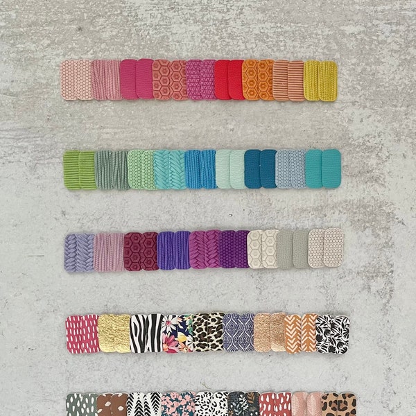 New! Spring Summer 2022 Small Barrel Shape DIY Earring Blanks, Rounded Rectangle Earring Shapes, Mixed Embossings, Floral & Animal Prints