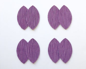 cutouts supplier pre cut drops Leather Teardrop DIY Earring Colored Teardrop Leather Earring Shape genuine Earring Supplies