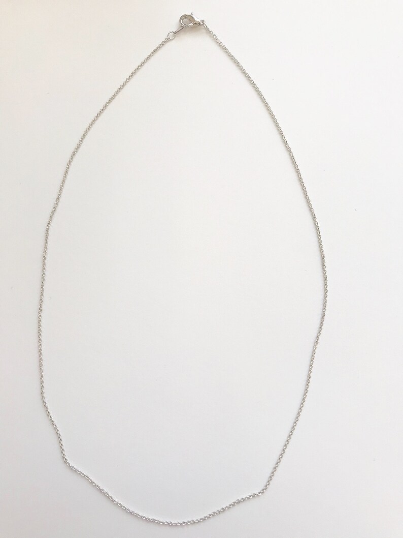 Silver Dainty Necklace Chain for Jewelry Making 230S Small Etsy