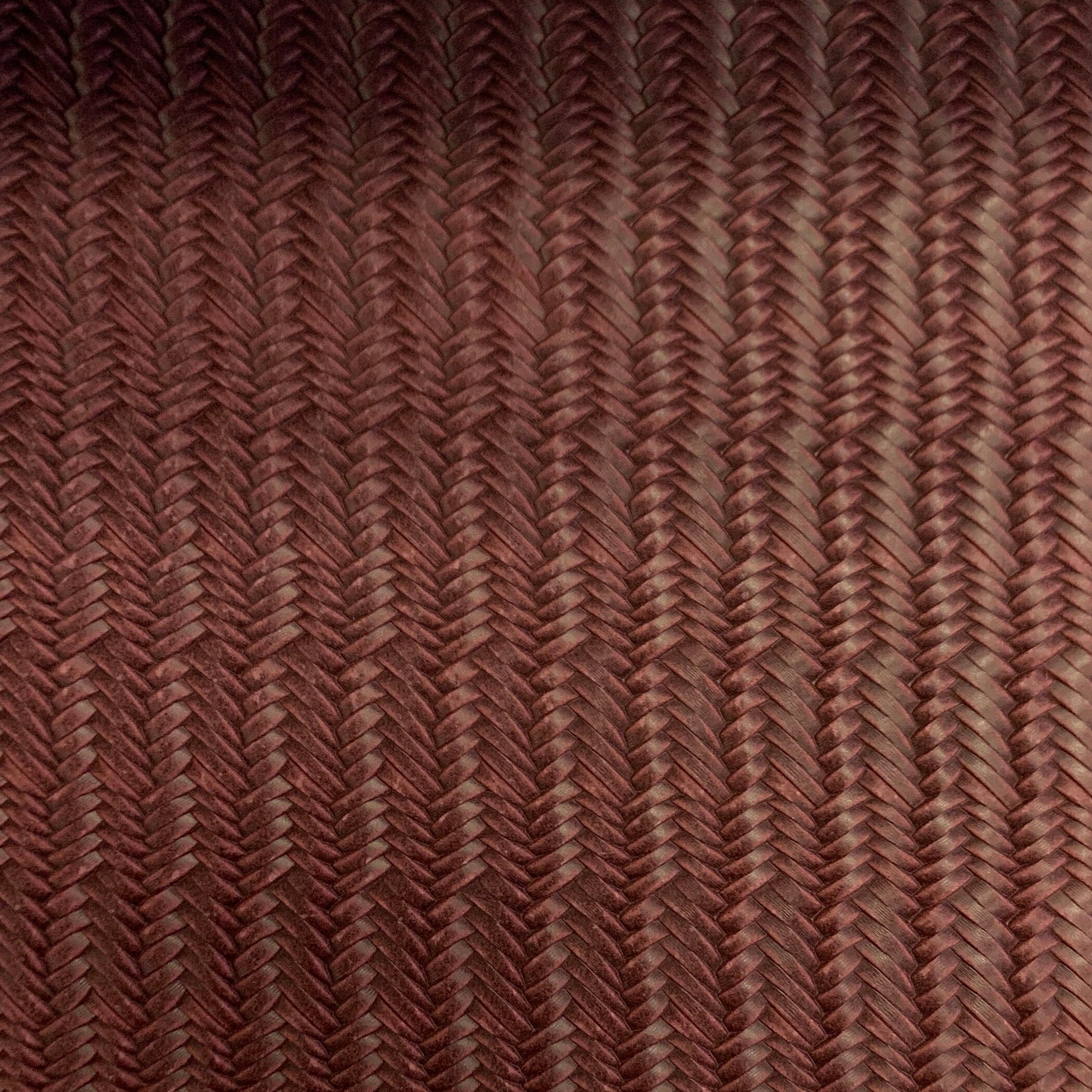 New BURGUNDY MAROON Braided Genuine Leather 12x12 Etsy UK