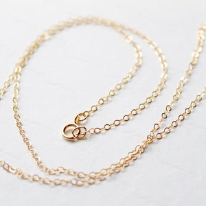 Gold Filled Cable Chain / 14k Gold Fill 