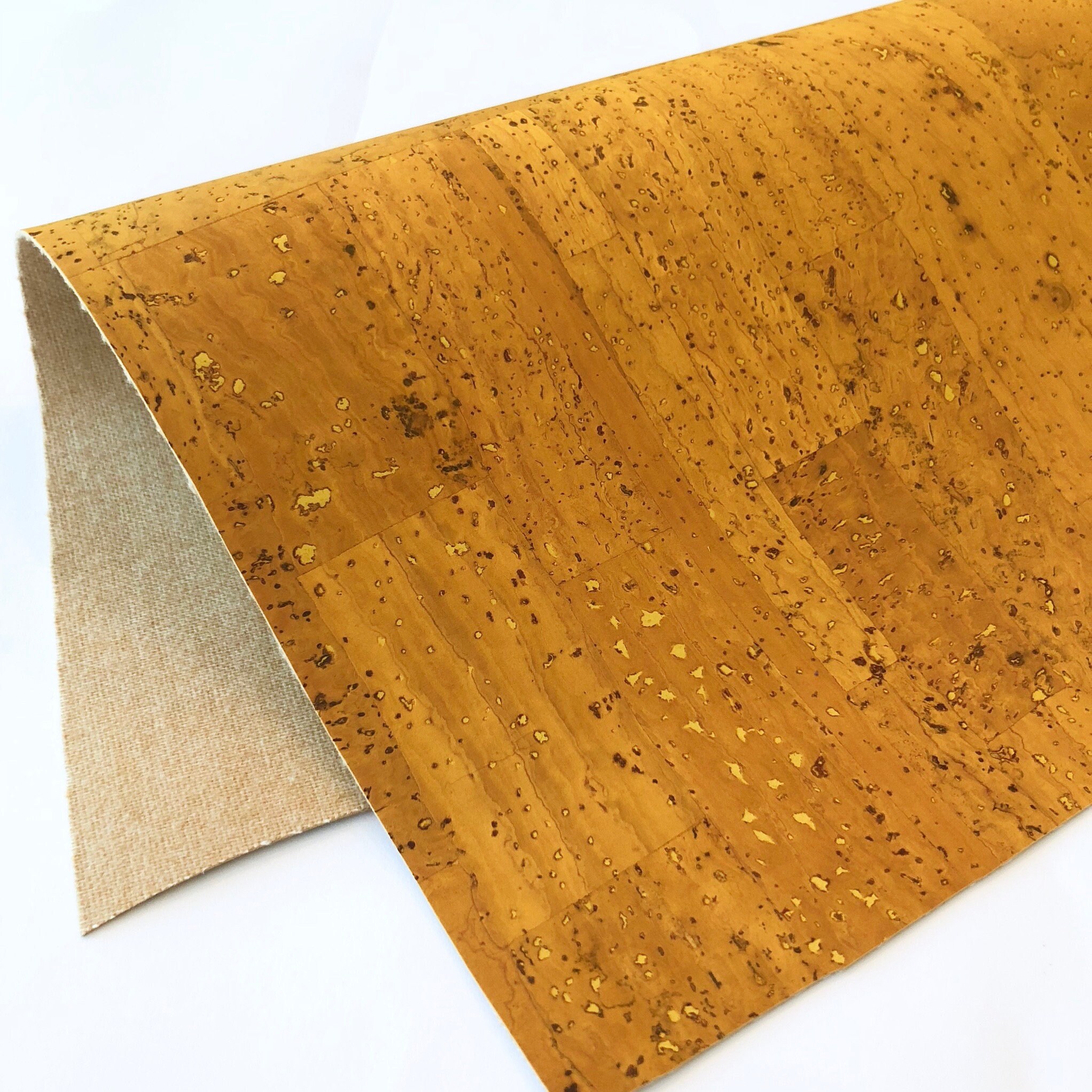 Natural Black Geometric Cork Fabric 12x12 Sheet for DIY Etsy