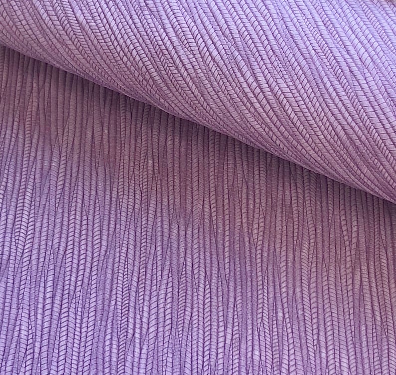 6x8 PLUM PURPLE Palm Leaf Braided Genuine Leather sheet Leather for DIY earring making Cowhide Leather Fabric Pieces Wholesale shoes