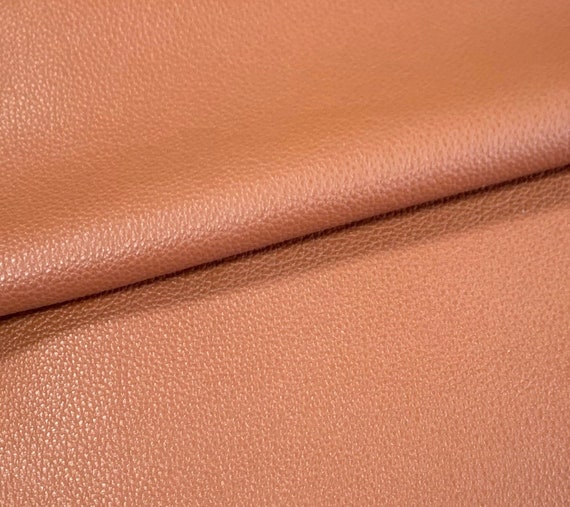 RUST Leather - Pebble Genuine Leather 12"x12" Sheet for Earrings, Crafts, Purses, Shoes, Projects - Italian Leather Wholesale Supplier
