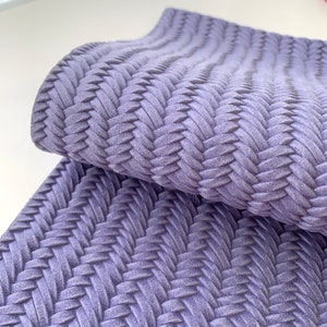 Nuovo! PERIWINKLE Fishtail braiato foglio di pelle genuina per orecchini, 12&quot;x12&quot; Tessuto di pelle, fornitore di pelle in pelle in rilievo all&#39;ingrosso, venditore USA