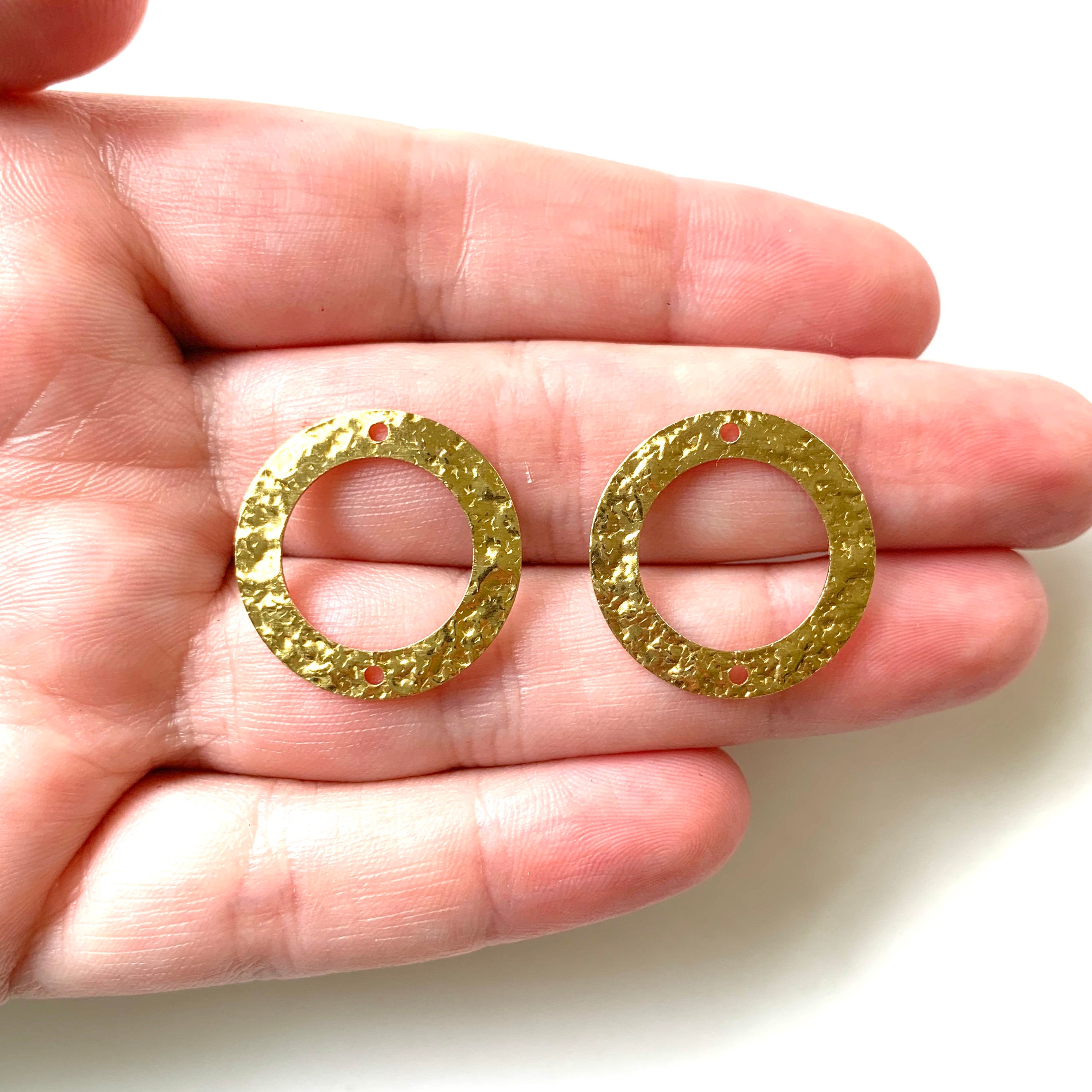 NEW 1 Triangle Brass Pendants DIY Earring Pieces Etsy