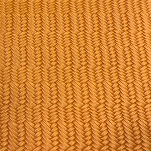Nuovo! ZUCCA ARANCIONE Intrecciato Vera Pelle 12x12&quot; foglio, Fishtail Pelle Tessuto, Pelle all&#39;ingrosso, Pelle goffrata per orecchini fai-da-te