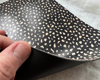 Black & Tan Beige Cheetah Print Leder Kork Blatt für Ohrringe • Großhandel Kork Leder für DIY Ohrring Rohlinge • Leopard Print 2023