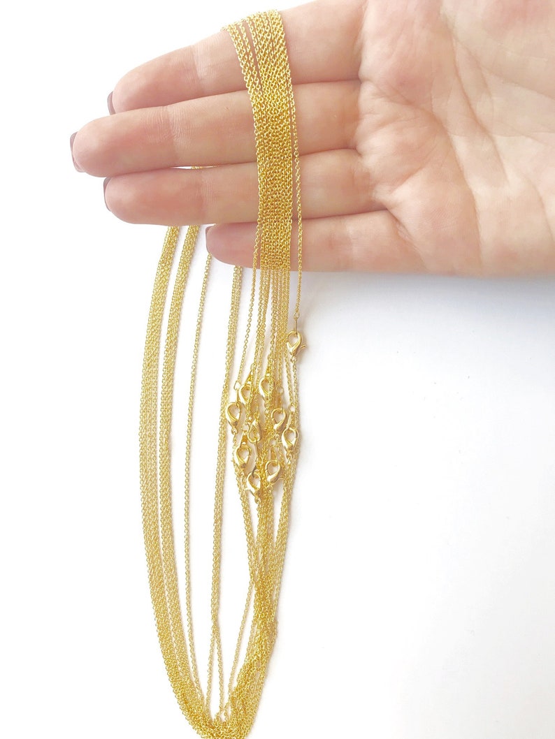 Silver Dainty Necklace Chain for Jewelry Making 230S Small Etsy