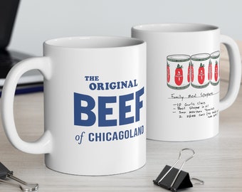 The Bear TV Show Merch Coffee Mug Gifts The Original Beef of Chicagoland Mug Yes Chef Mug The Bear Mug