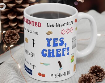 The Bear Mug Let It RIP I Wear Suit Now Yes Chef Calmy Richie TV Show Merchandise Mug Gifts