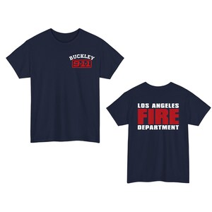 118 Shirt LA Fire Department Shirt 911 Merchandise T-Shirt (Ships from USA, takes 7-14 days) image 5