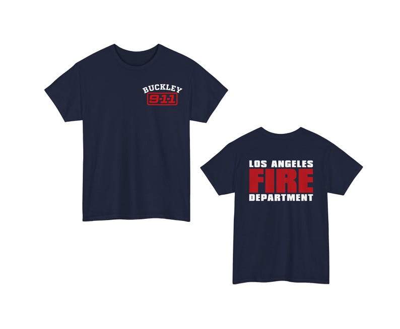 118 Shirt LA Fire Department Shirt 911 Merchandise T-Shirt (Ships from USA, takes 7-14 days) image 5