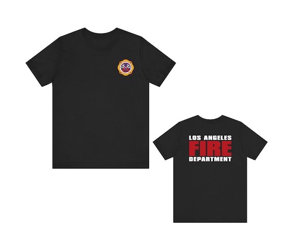 118 Shirt LA Fire Department Shirt 911 Merchandise T-Shirt (Ships from USA, takes 7-14 days)