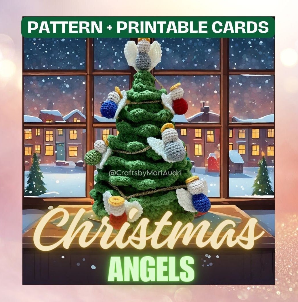 CHRISTMAS Angels PRINTABLE Cards - Etsy