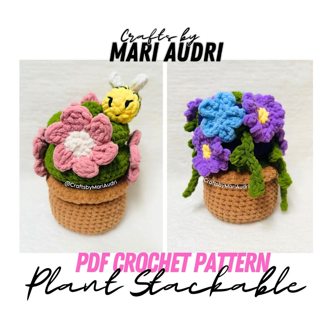 Stackable Crochet Pattern Plant Stackable Crochet Pattern - Etsy