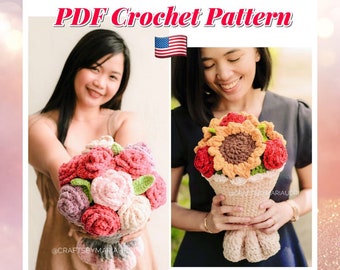 Flower Bouquet Crochet Pattern