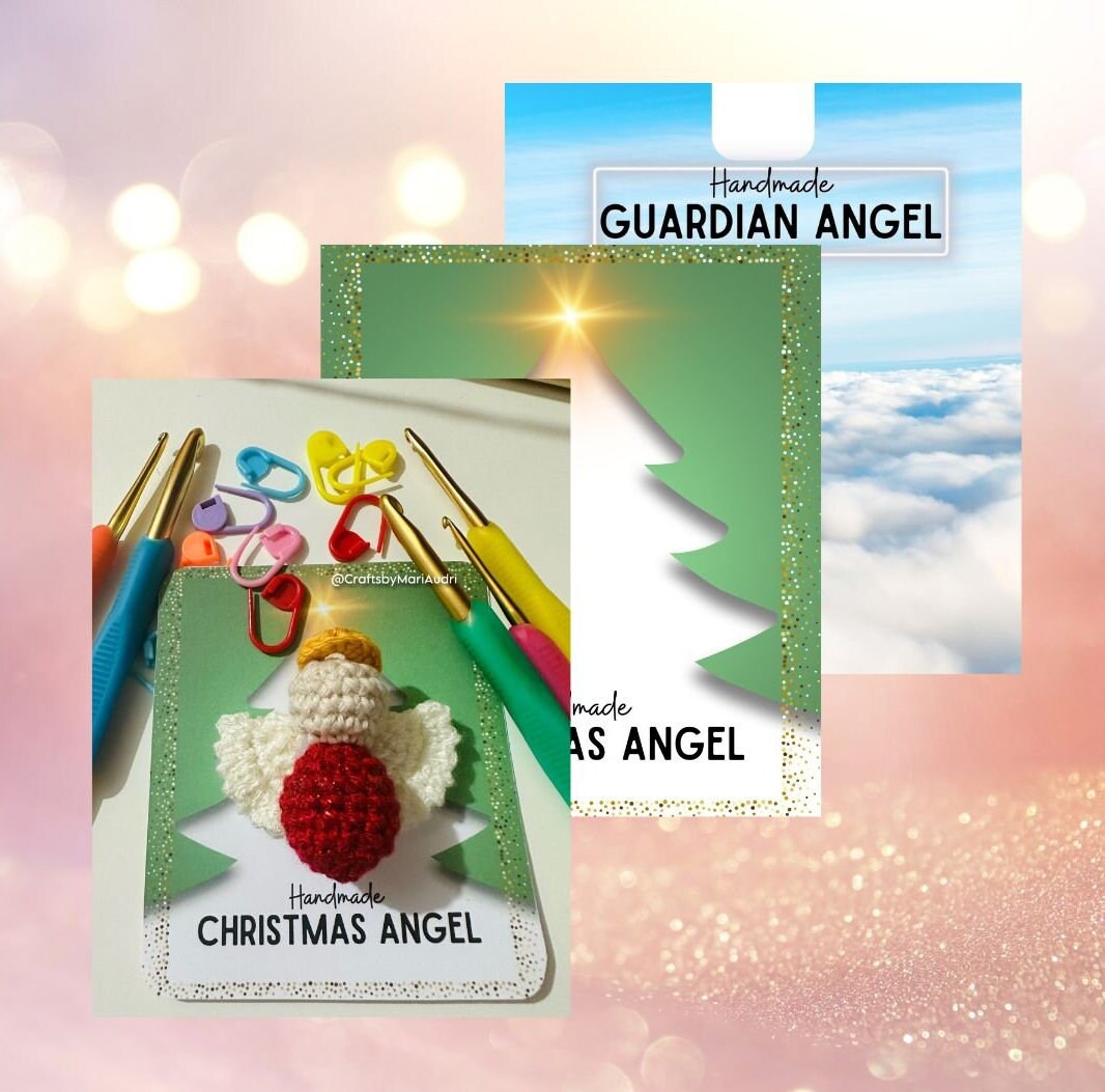CHRISTMAS Angels PRINTABLE Cards - Etsy
