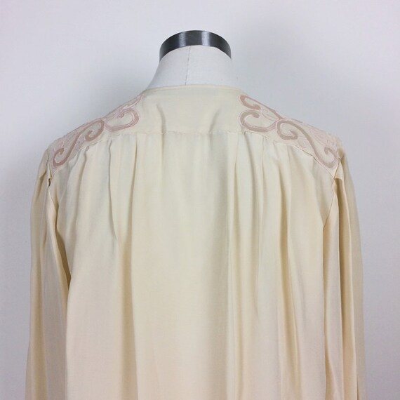 vintage silk blouse minimalist silk top silk shir… - image 8