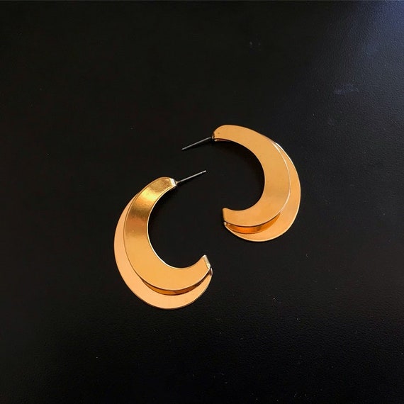 vintage earrings golden earrings gold earrings hoop earrings drop earrings dangle earrings minimalist statement earrings
