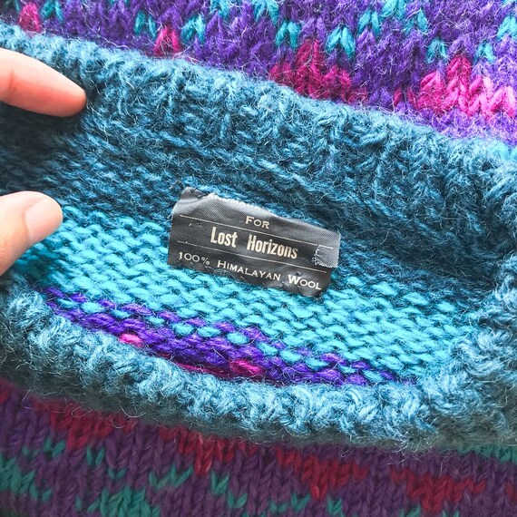 vintage lopi sweater vintage wool sweater handmad… - image 9