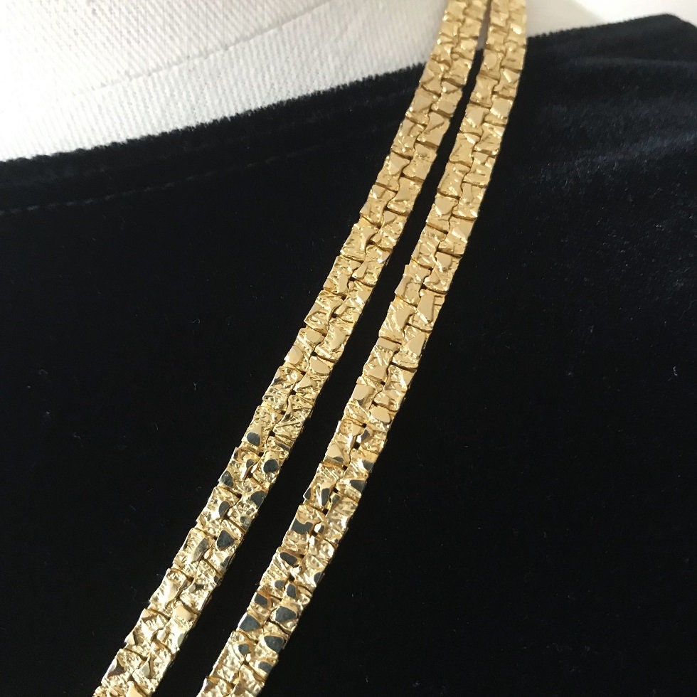 Collier Vintage Métal Doré – Pour Soirée Ou Cocktail – Occasion Bon état