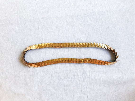 vintage belt metal belt golden belt statement belt