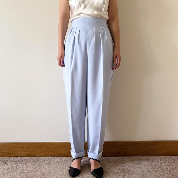 Vintage Pants Vintage Slacks Vintage Trousers Minimalist High
